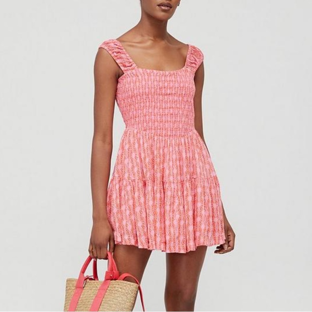 Free People Pink Mini Dress